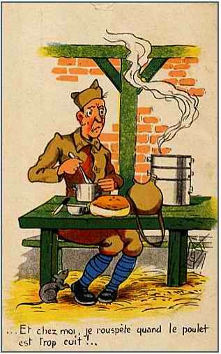 Poulet trop cuit 1914