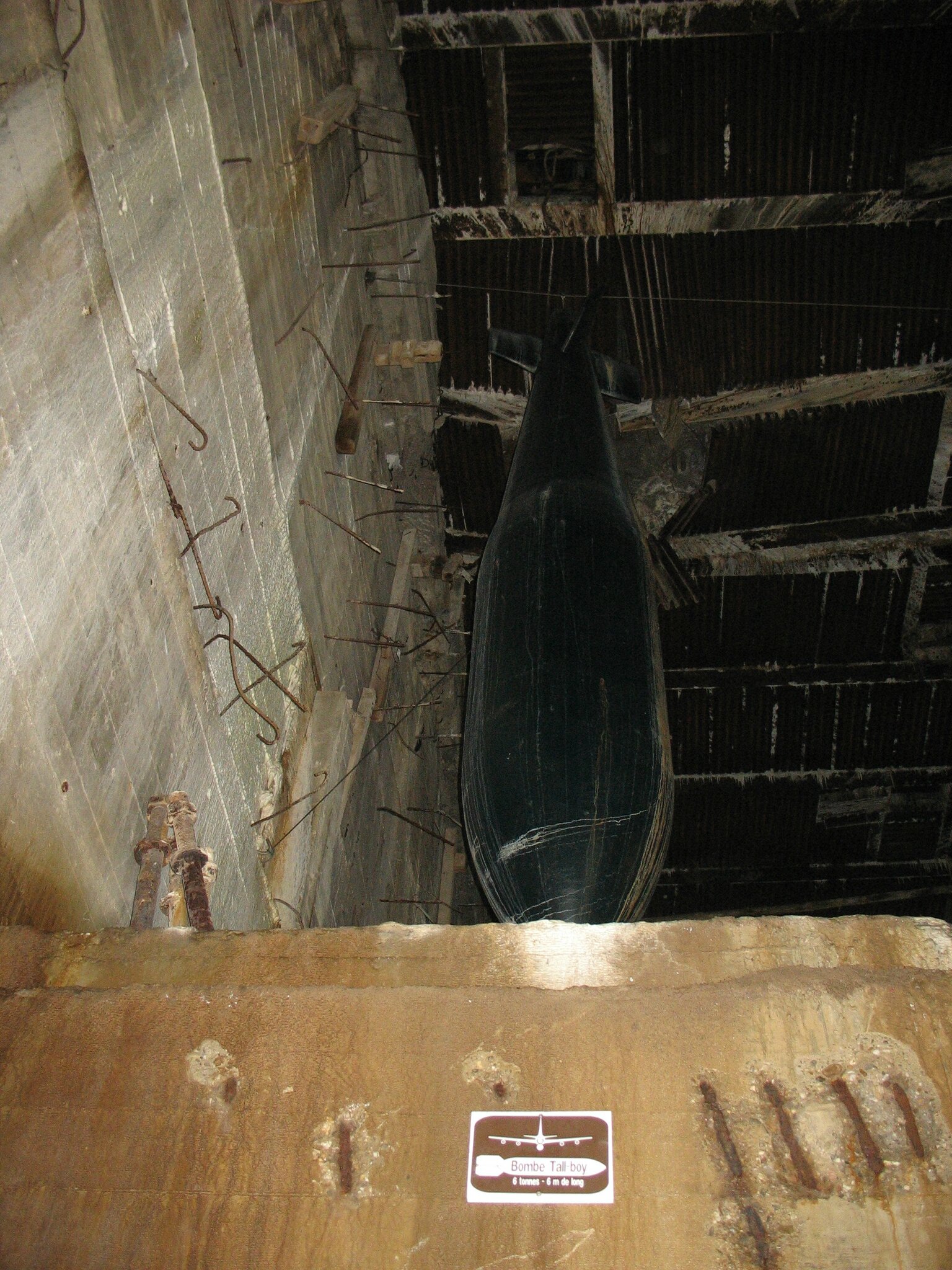 Eperlecques, blockhaus, intérieur, missile (59)