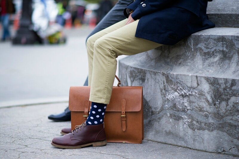 menswear-style-dotted-socks-camel-briefcase