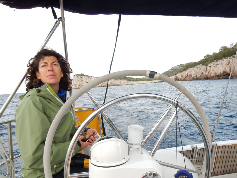 Dugi Otok, Mathilde à la barre, jeudi 29 octobre 2020