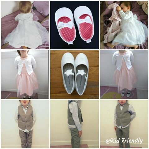 Tenues de baptême ©Kid Friendly