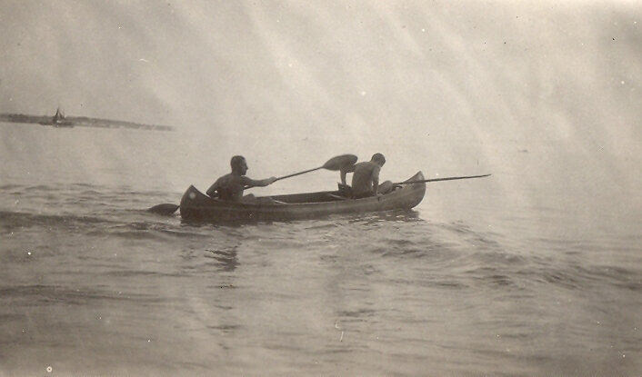 1933 10 08 Royan photo prise à partir du Paul-Michel canoë de Levé en 32