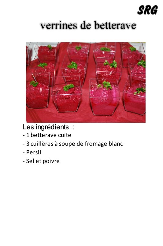 verrine de betterave (page 1)