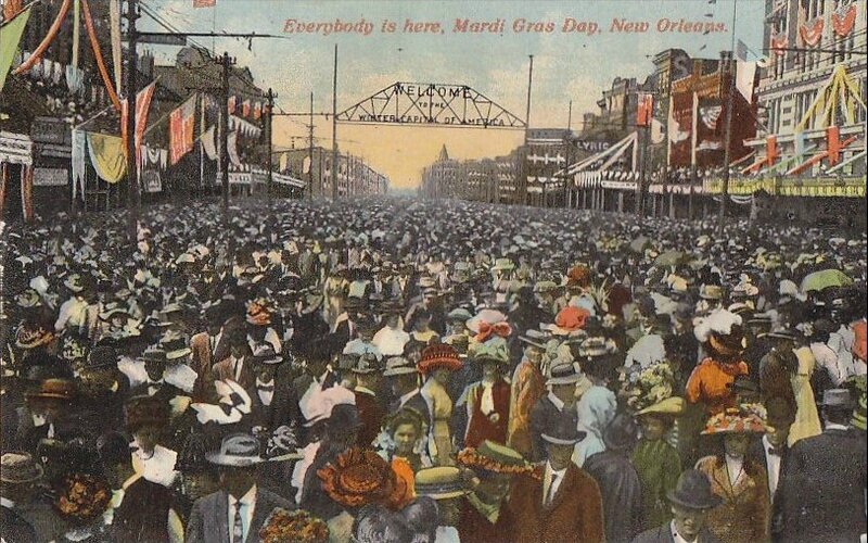 CPA Louisiane Mardi Gras 1930