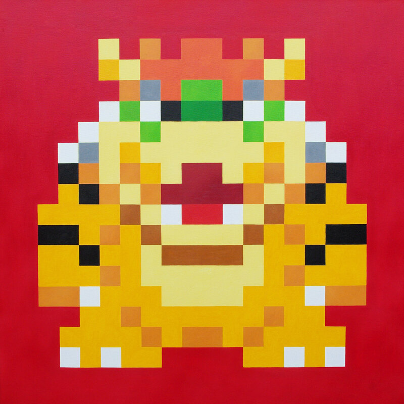 Don't bowser me! 80x80 cm