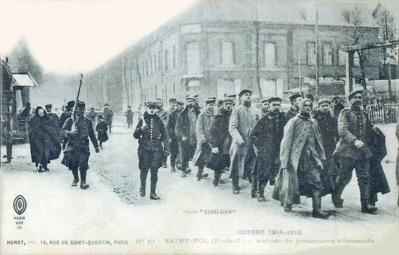 CPA Saint Pol Prisonniers allemands 1