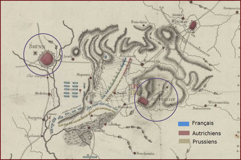 Austerlitz - le plan de bataille