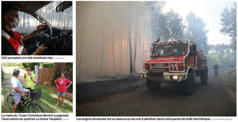 2020 07 28 SO L'incendie a dévoré près de 200 hectares de forêt2