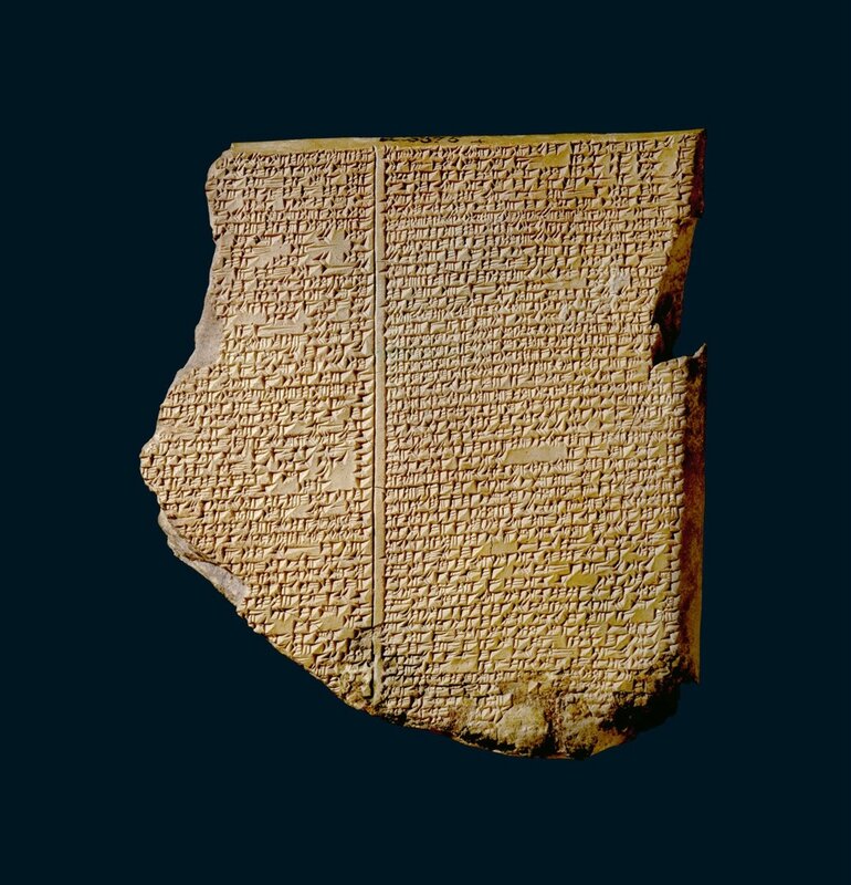 Assyrian clay Flood Tablet