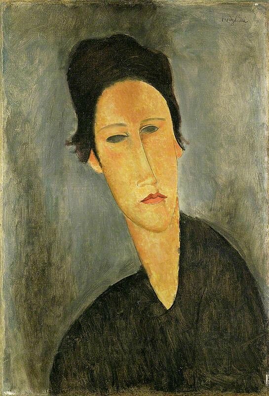 modigliani 1918 54cm sur 37 cm