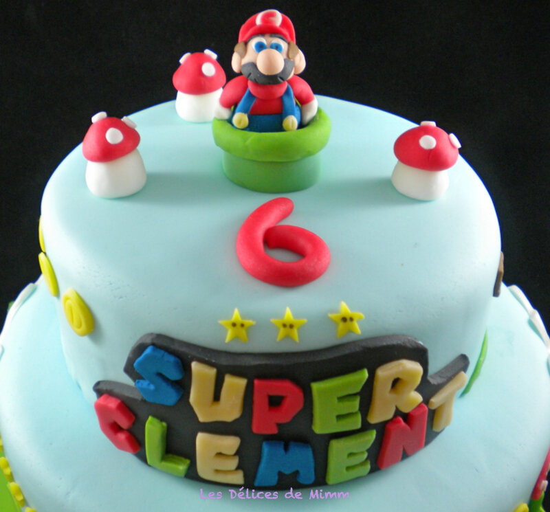 Gâteau Super Mario