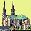 <b>Chartres</b> : cathédrale déconfinée.