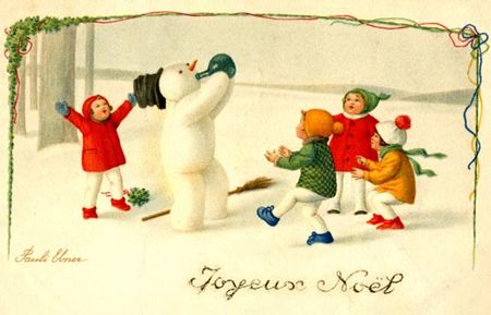 snowman_with_bottle_postcard_11
