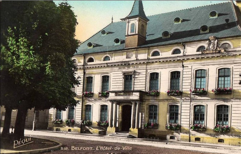 CPSM Belfort Hôtel de Ville