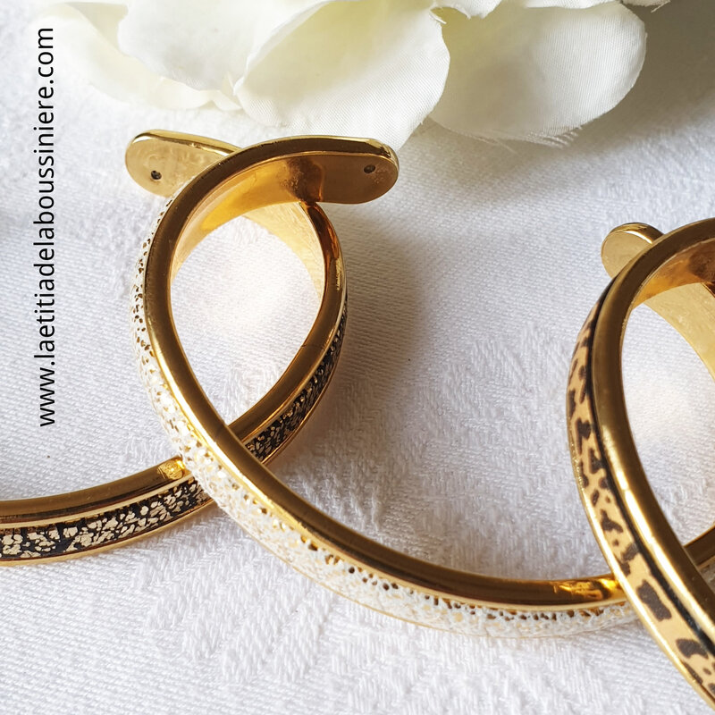 Bracelet demi-jonc cuir 1- 39 €