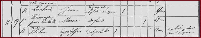WILM Geoffroy - orphelin