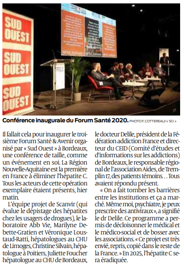 2020 02 14 SO La fin programmée de l'hépatite C 2
