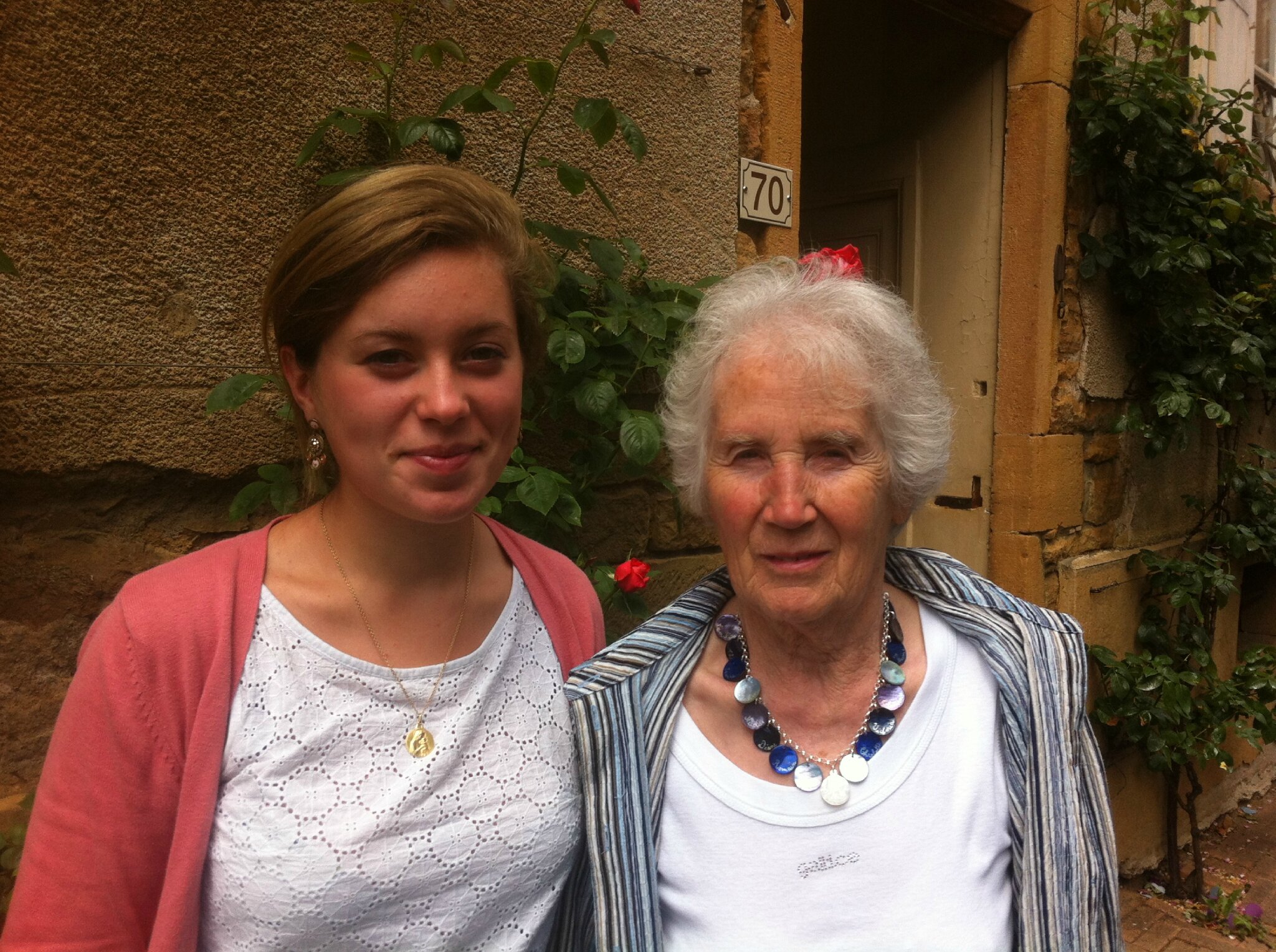 Diane et sa grand-mère, si bien 