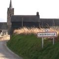 ligne <b>THT</b> Cotentin-Maine : Chevreville (50) village hors tension
