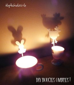 comment faire des bougies ombres, tuto paques, diy paques, idée bougie créative