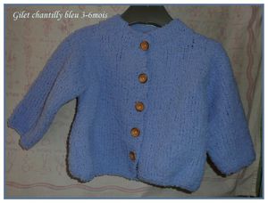 Gilet chantilly bleu 3 mois (2)