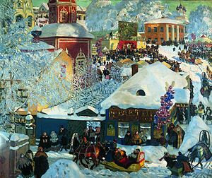 Kustodiev_Winter-shrovetide-festivities_1919