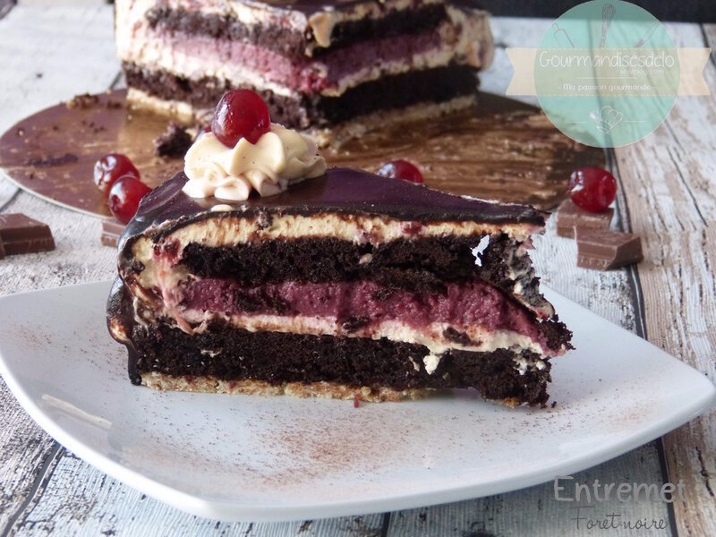 Entremet forêt noire (1)