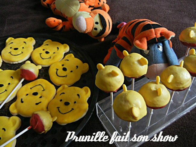 cookies and cake pops winnie the pooh prunillefee