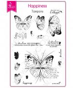 tampon-transparent-scrapbooking-carterie-bonheur-papillon-printemps-happiness