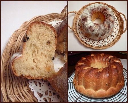 Kouglof sucré aux raisins (1)