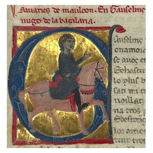 Savary de Mauleon 1181 enluminure seigneur Poitou troubadour