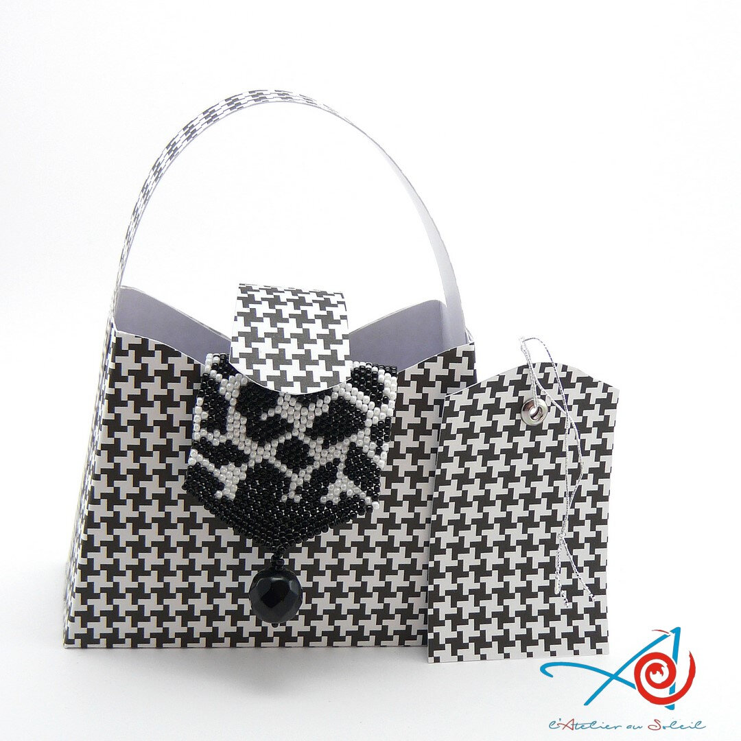 Sac pied de poule L'Atelier au soleil