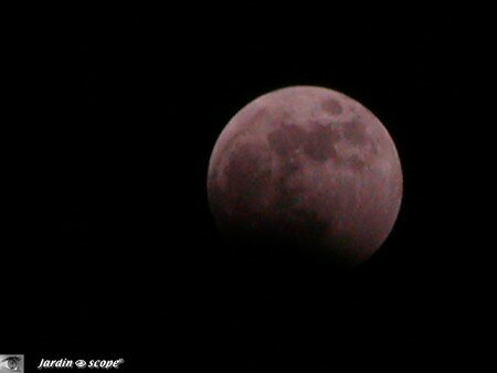 Debut de l'eclipse de lune mars 2007