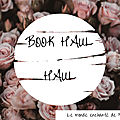 |<b>Book</b> <b>Haul</b>| Avril 2020