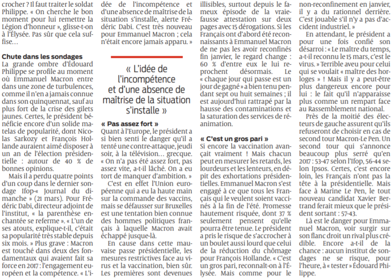 2021 03 28 SO Emmanuel Macron dans la zone de danger2