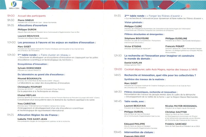 colloque caen 2013 programme