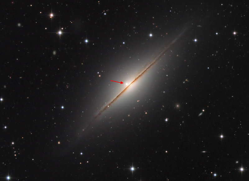 NGC7814 petit sombrero supernova