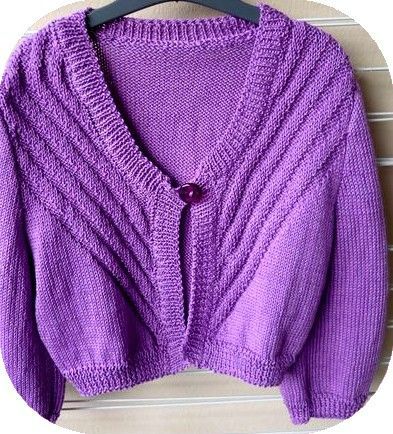 gilet mauve