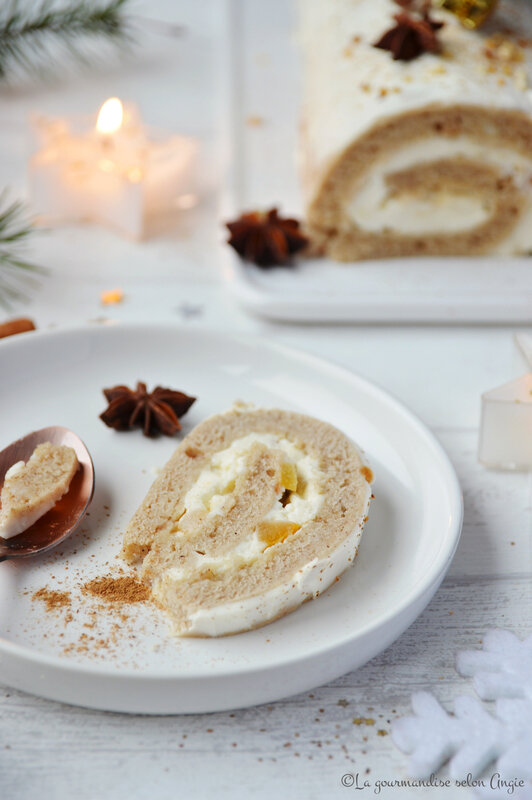 bûche roulée vegan pain épices orange noël (1)