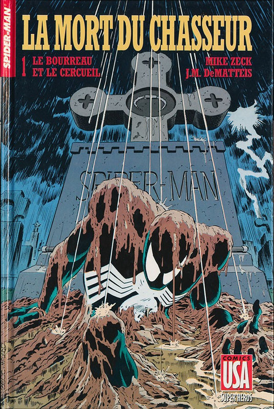 comics USA spiderman la mort du chasseur 01 le bourreau et le cercueil