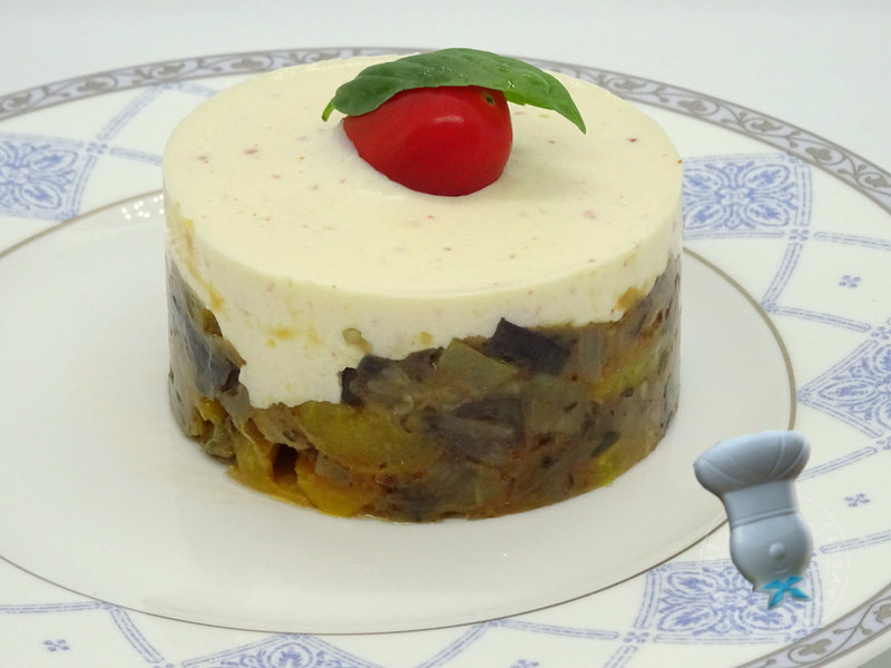 Bavarois de bonhémienne au chèvre