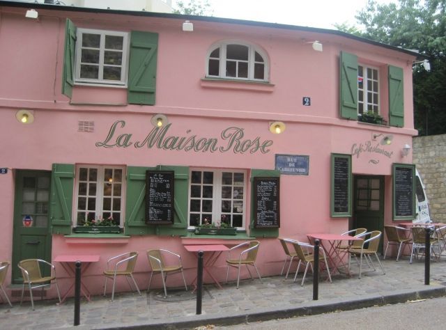 la maison rose à montmartre de gerard robert