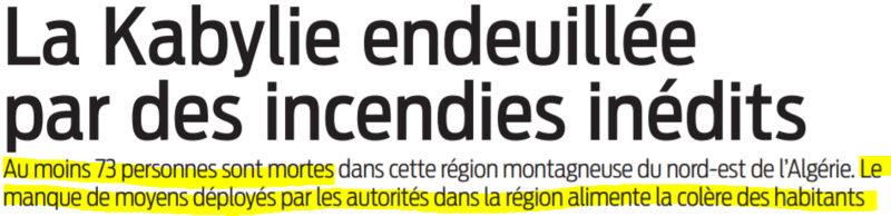 2021 08 12 SO La Kabylie endeuillée par des incendies inédits