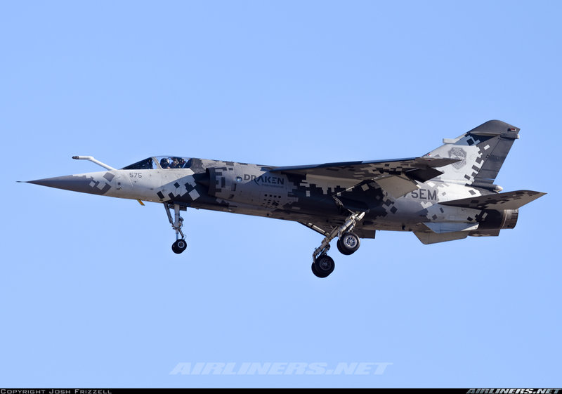 ZZ CRASH 02 N575EM Dassault Mirage F1M MSN 72 Code 575 draken international