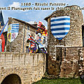 1168 - Révolte Poitevine - Henri II Plantagenêt fait raser le château de Lusignan.