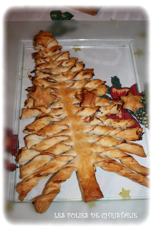 Sapin feuilleté jambon cru 7