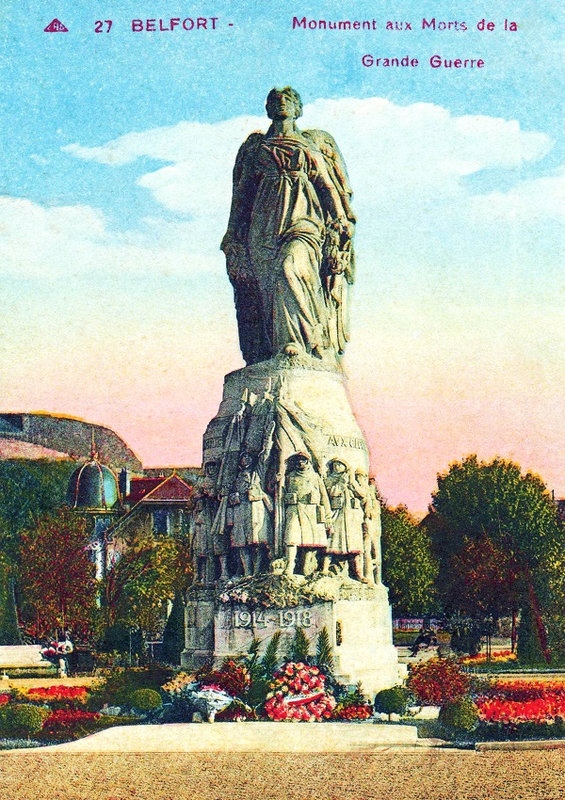 CPA Belfort Monument aux Morts 1925-35