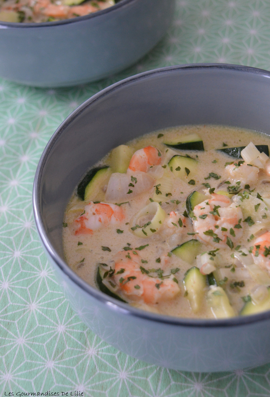 soupe coco crevettes L