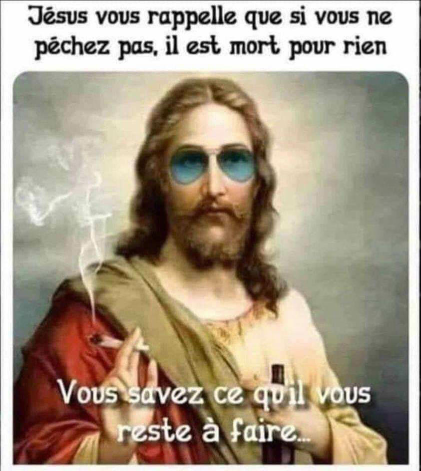 Jésus est mort pour vos pêchés
