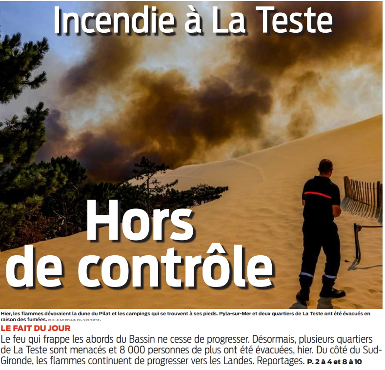 2022 07 19 SO Incendies de La Teste hors de contrôle